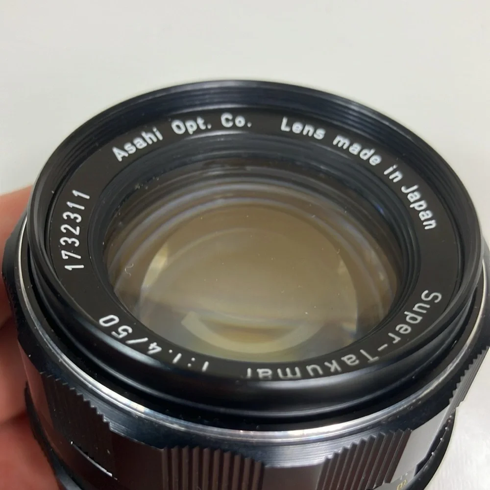 8 Elements Asahi Pentax Super Takumar 50mm F/1.4 Lens M42‎ Untested
